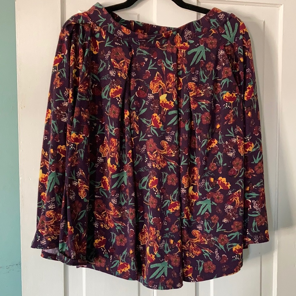 —Medium Floral LuLaRoe Madison Skirt